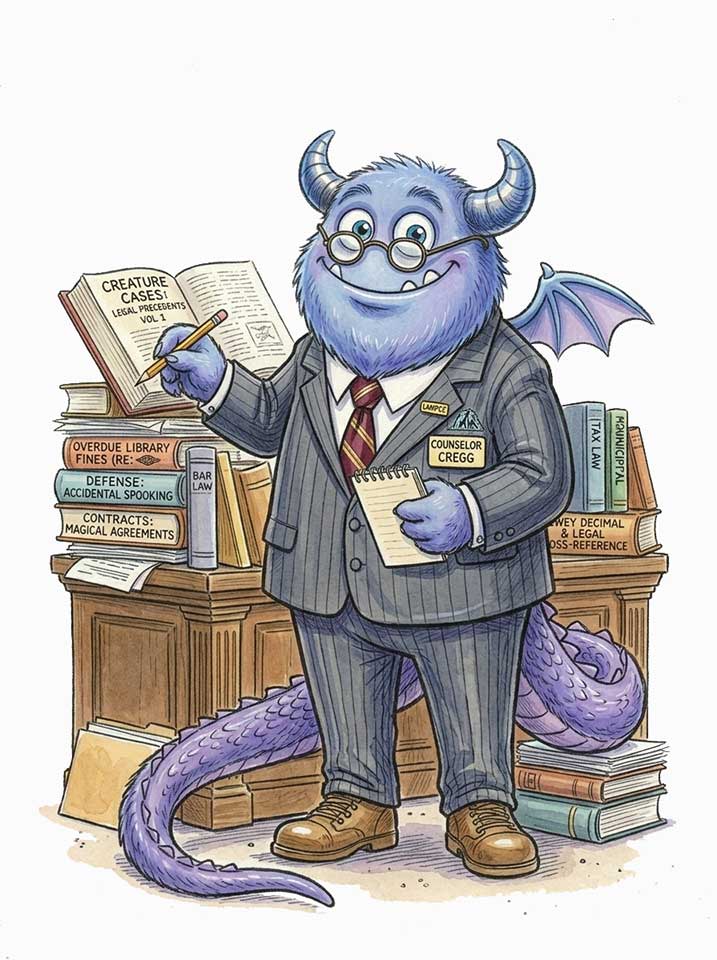 Monster Lawyer reviewing the platform rules