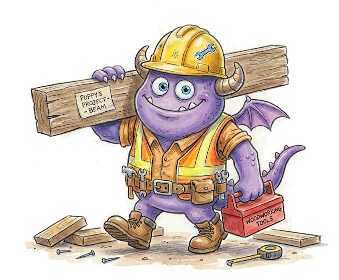 Content Monster Hard at Work