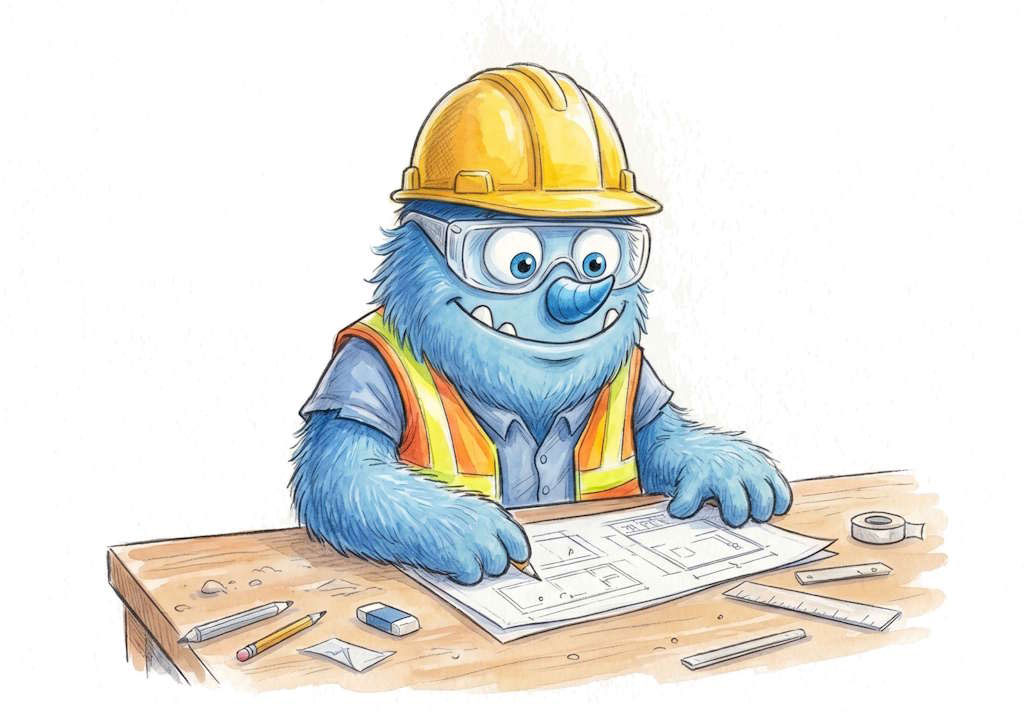Content Monster Hard at Work