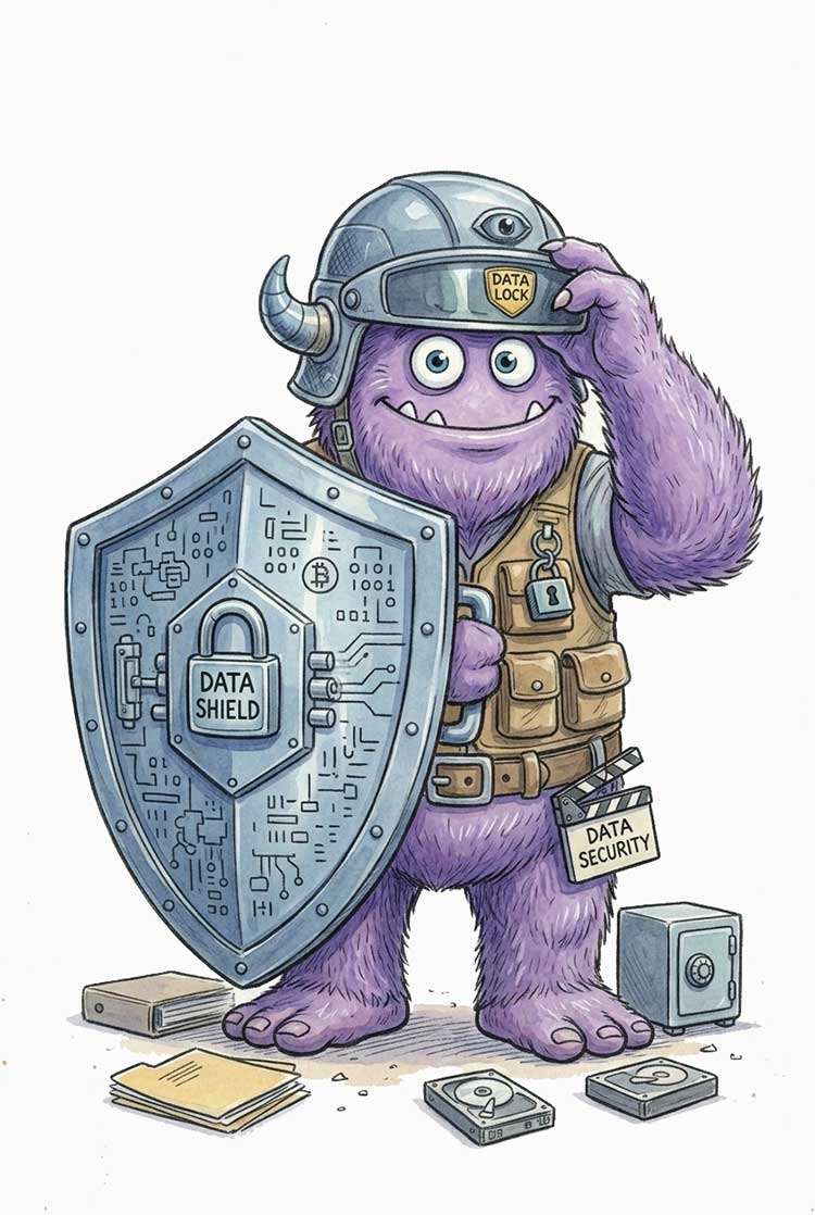 Monster Security Guard protecting account privacy locks